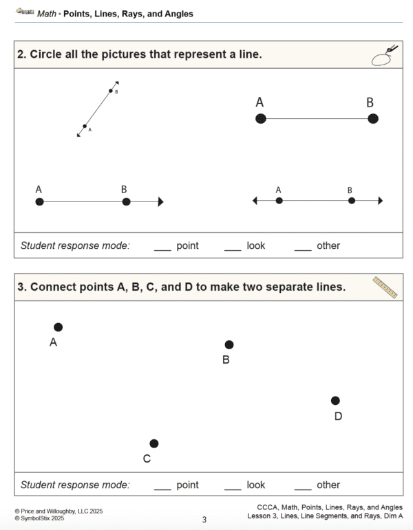 Points, Lines, Rays and Angles ES - Image 3